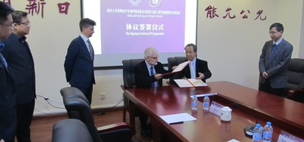 IChF PAN rozpoczyna współpracę z czołową uczelnią Chin