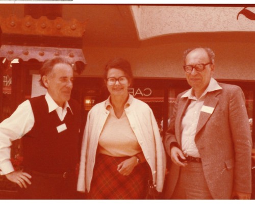 Prof. Anna Grabowska, prof. Zbigniew Grabowski (po prawej).