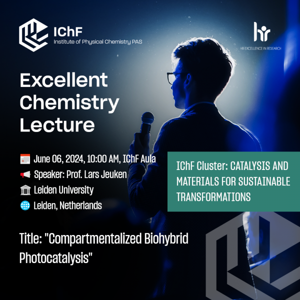 Zaproszenie na wykład z serii Excellence Chemistry Lectures Klastra 3 pt. „Compartmentalized Biohybrid Photocatalysis”