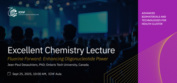 Invitation to an Excellent Chemistry Lecture organized by Cluster 1