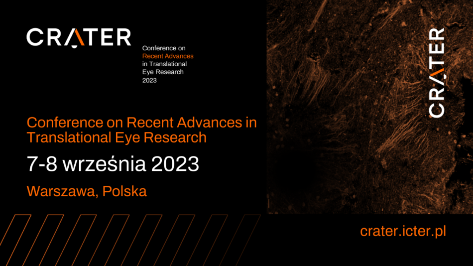 Weź udział w międzynarodowej konferencji CRATER! 7-8 września 2023, Warszawa.