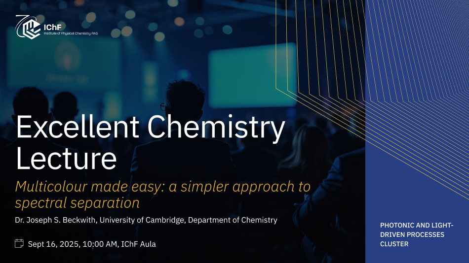 Invitation to an Excellent Chemistry Lecture organized by Cluster 2