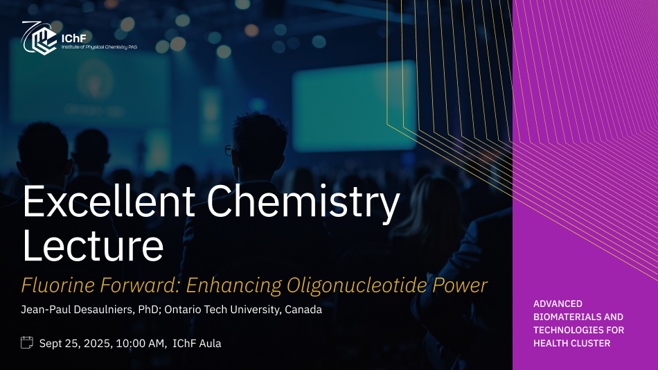 Invitation to an Excellent Chemistry Lecture organized by Cluster 1