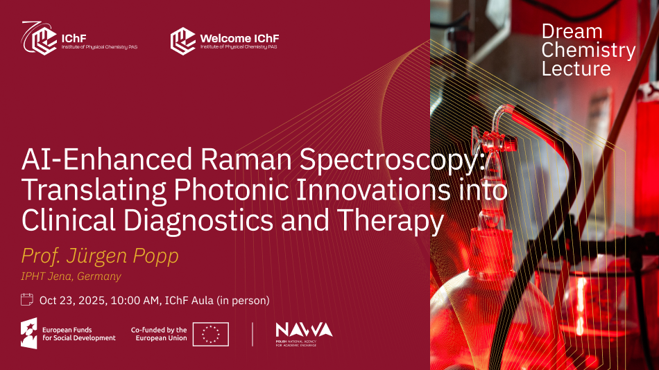 Wykład z serii Dream Chemistry Lecture z prof. Jürgenem Poppem (IPHT Jena, Niemcy)