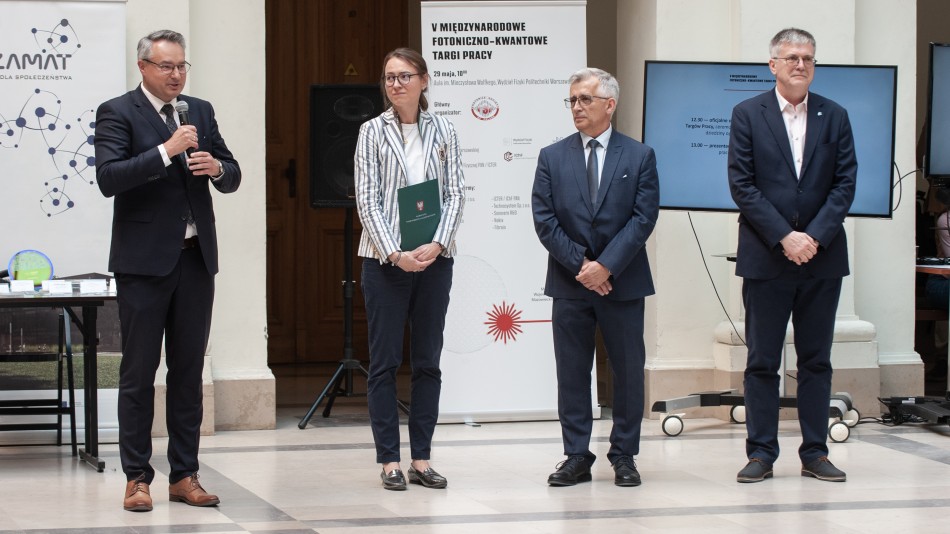Interview with the Marshal of the Mazowieckie Voivodeship, Adam Struzik, MD, PhD, marking the co-organization of the 5th International Photonics and Quantum Job Fair