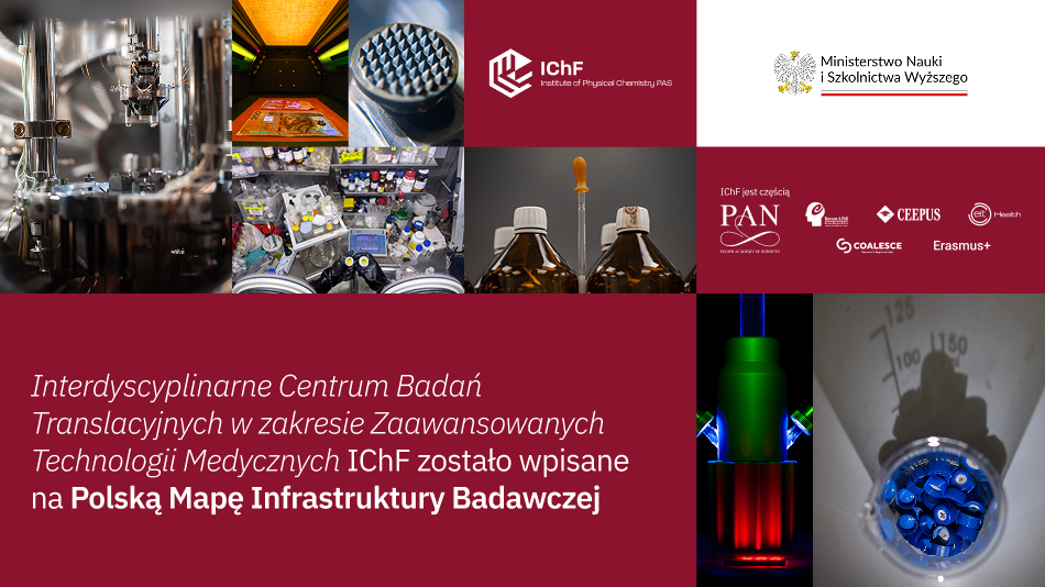 Interdyscyplinarne Centrum Badań Translacyjnych IChF na Polskiej Mapie Infrastruktury Badawczej