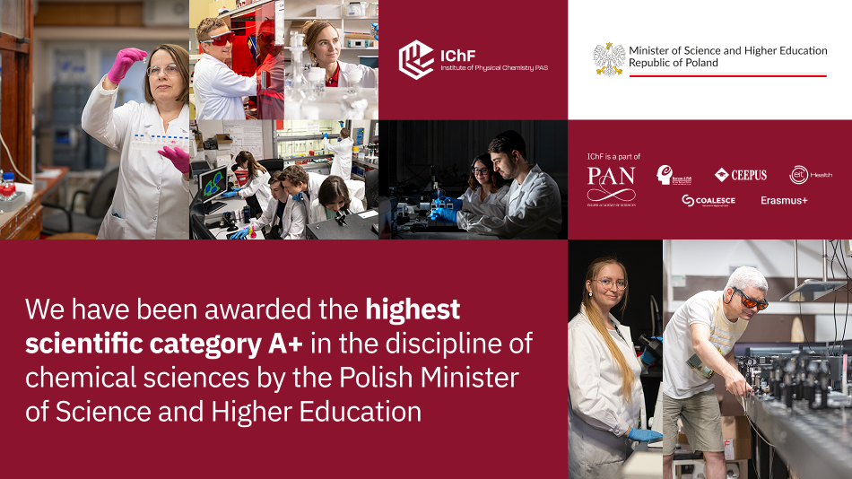 The Institute of Physical Chemistry PAS awarded the highest scientific category A+